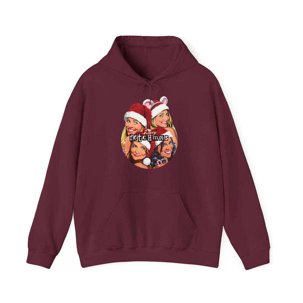 Merry Fetchmas! [Australian-Printed] - Unisex Heavy Blend™ Hooded Sweatshirt