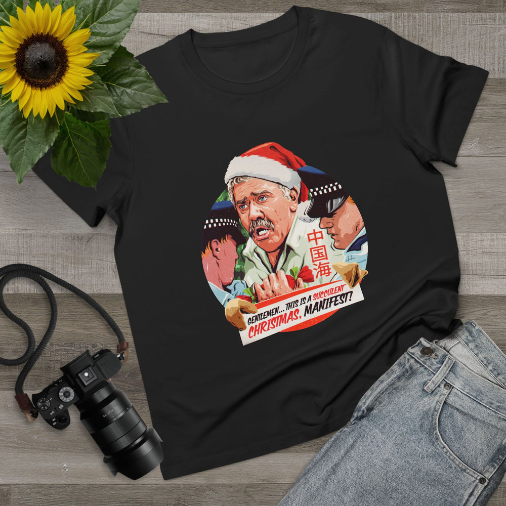 GENTLEMEN... THIS IS A SUCCULENT CHRISTMAS, MANIFEST! [Australian-Printed] - Women’s Maple Tee