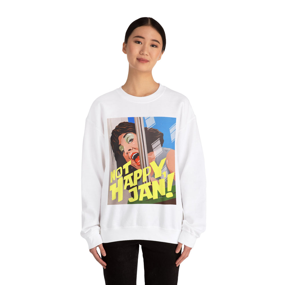 NOT HAPPY, JAN! [Australian-Printed] - Unisex Heavy Blend™ Crewneck Sweatshirt
