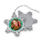 Merry Britmas! [US-Printed] - Pewter Snowflake Ornament