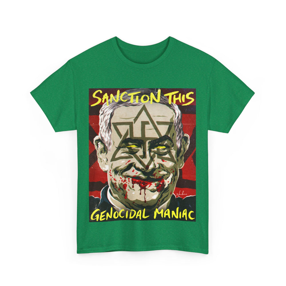 Sanction This Genocidal Maniac [Australian-Printed] - Unisex Heavy Cotton Tee