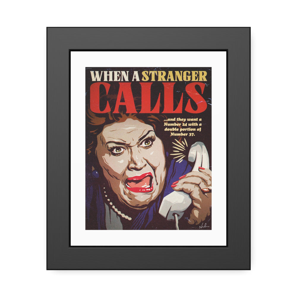 When A Stranger Calls - Framed Paper Posters