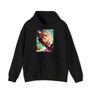 GALACTIC GEORGE [Australian-Printed] - Unisex Heavy Blend™ Hooded Sweatshirt