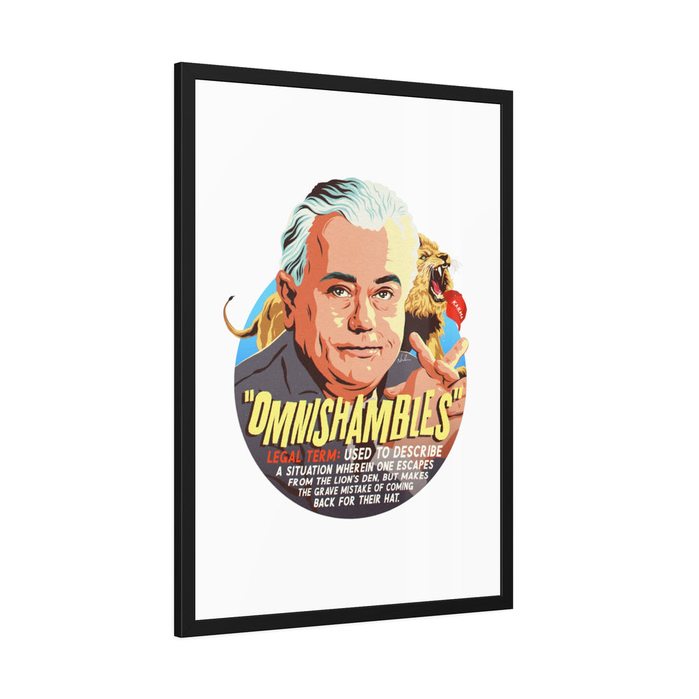 OMNISHAMBLES - Framed Paper Posters