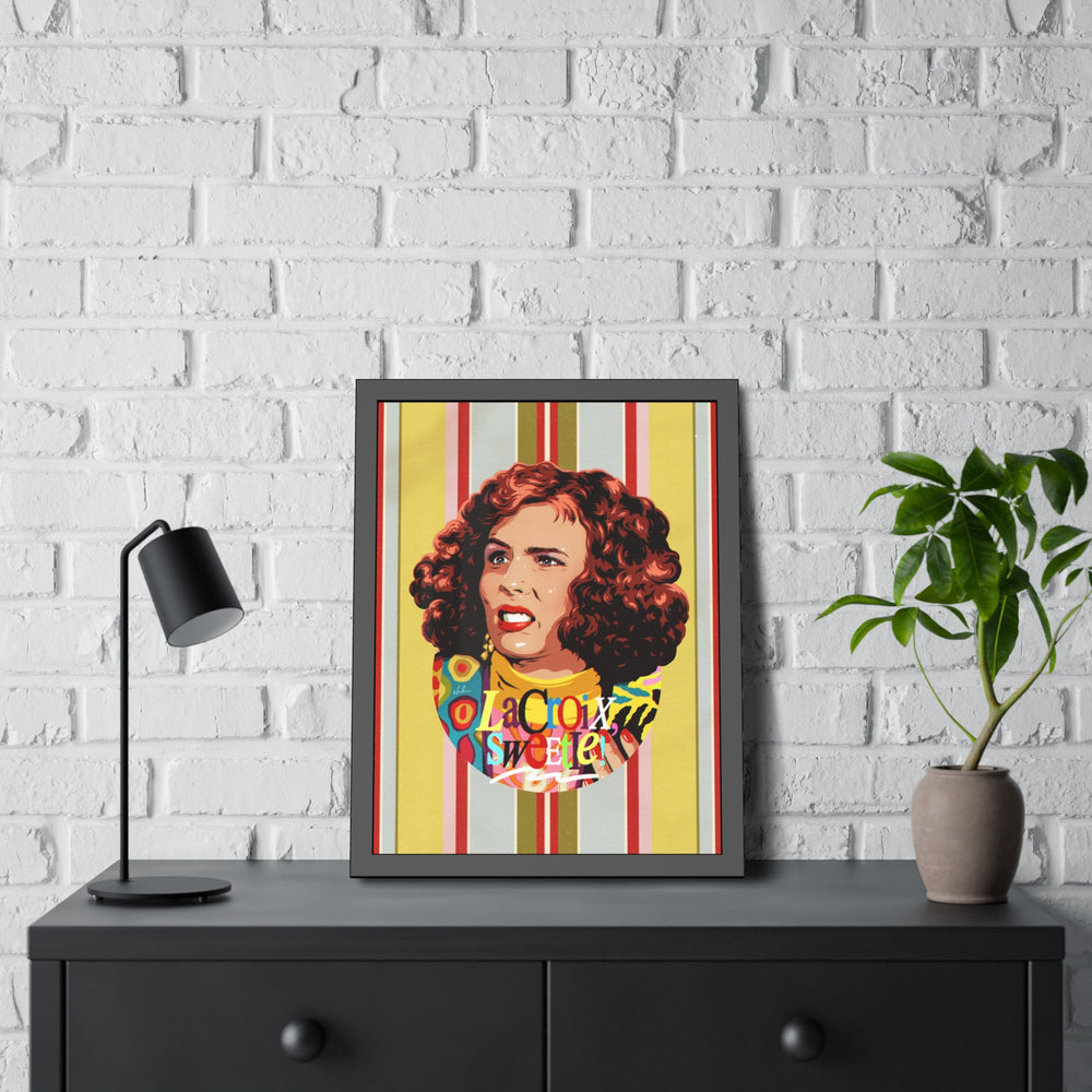 LaCroix, Sweetie! [Coloured-BG] - Framed Paper Posters