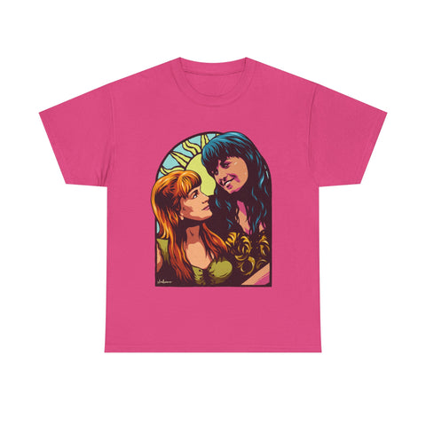 XENA X GABRIELLE [Australian-Printed] - Unisex Heavy Cotton Tee