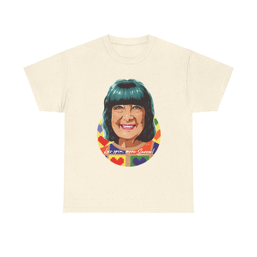 Less Spin, More Savva [Australian-Printed] - Unisex Heavy Cotton Tee