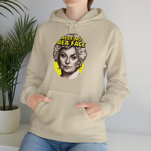 RESTING BEA FACE [Australian-Printed] - Unisex Heavy Blend™ Hooded Sweatshirt