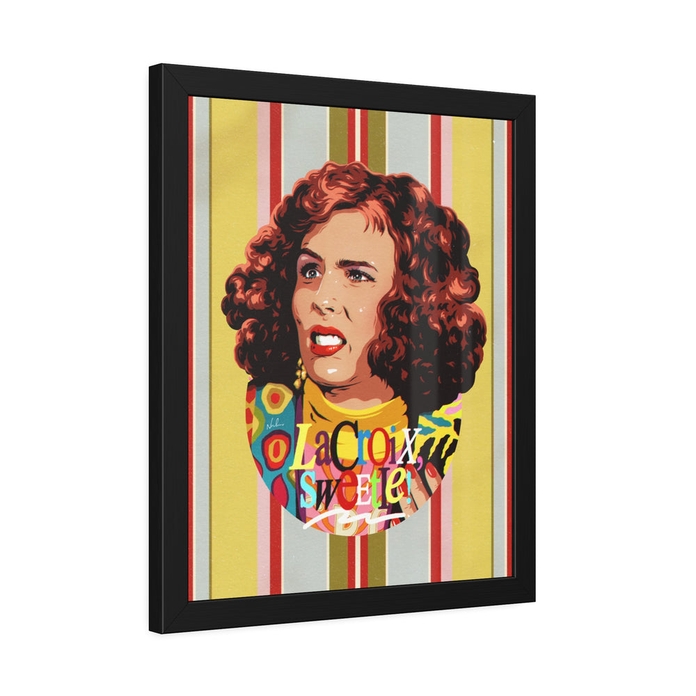 LaCroix, Sweetie! [Coloured-BG] - Framed Paper Posters