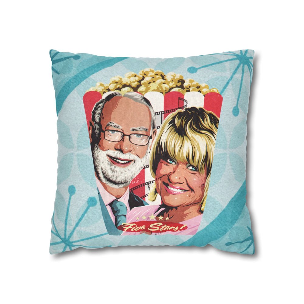 FIVE STARS! - Spun Polyester Square Pillow Case 16x16" (Slip Only)