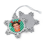 Harry Christmas! - Pewter Snowflake Ornament