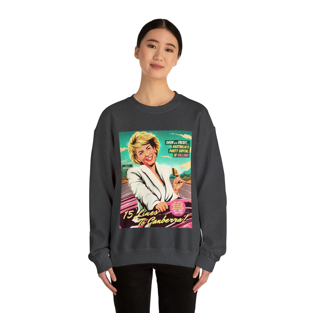 15 LINES [Australian-Printed] - Unisex Heavy Blend™ Crewneck Sweatshirt