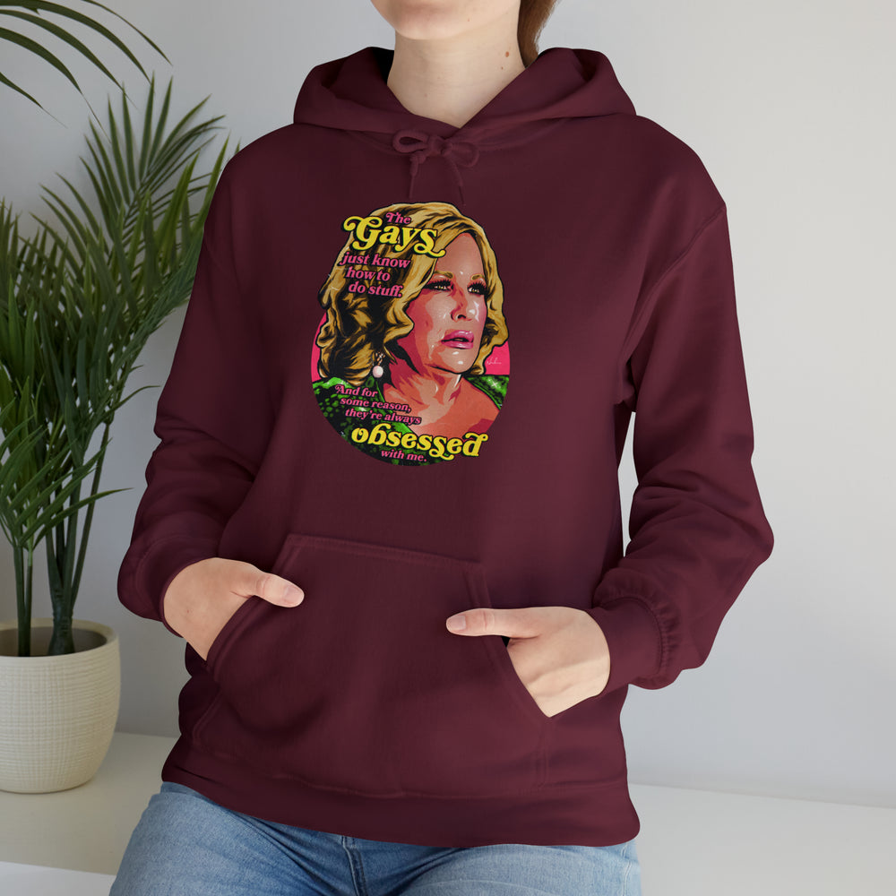 The Gays Just Know How To Do Stuff [Australian-Printed] - Unisex Heavy Blend™ Hooded Sweatshirt