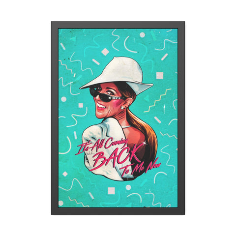 It's All Coming Back To Me Now [Coloured BG] - Framed Paper Posters