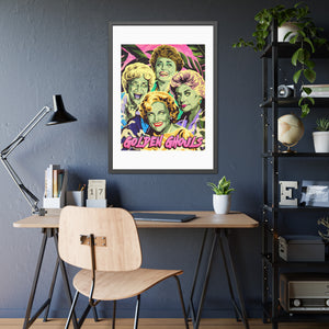 GOLDEN GHOULS - Framed Paper Posters