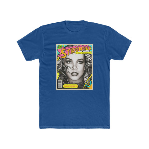 STRONGER THAN YESTERDAY - Men's Cotton Crew Tee