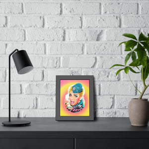 TOXIC [Coloured-BG] - Framed Paper Posters