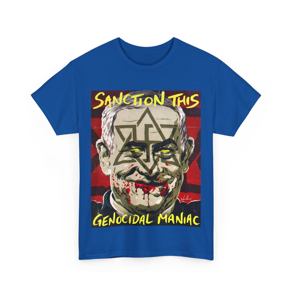 Sanction This Genocidal Maniac [Australian-Printed] - Unisex Heavy Cotton Tee