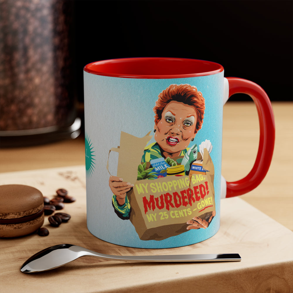 My Shopping Bag, Murdered! [Australian-Printed] - 11oz Accent Mug