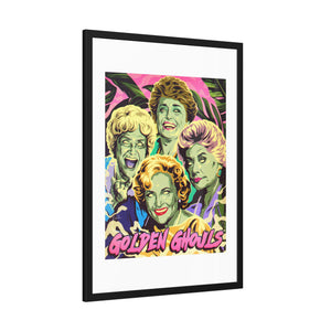 GOLDEN GHOULS - Framed Paper Posters