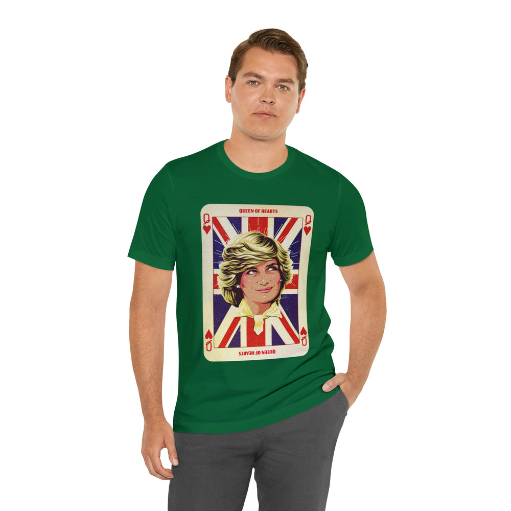 Queen Of Hearts [UK-Printed] - Unisex Jersey Short Sleeve Tee