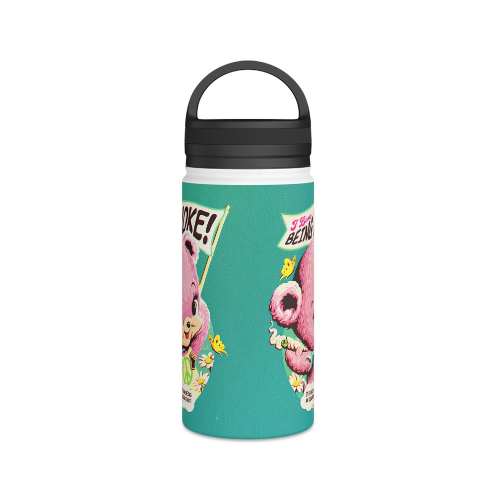 I Love Being Woke - Stainless Steel Water Bottle, Handle Lid