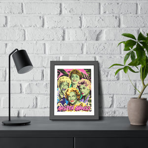 GOLDEN GHOULS - Framed Paper Posters