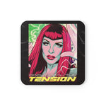 TENSION - Cork Back Coaster