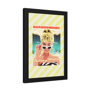 BARBENHEIMER [Coloured-BG] - Framed Paper Posters