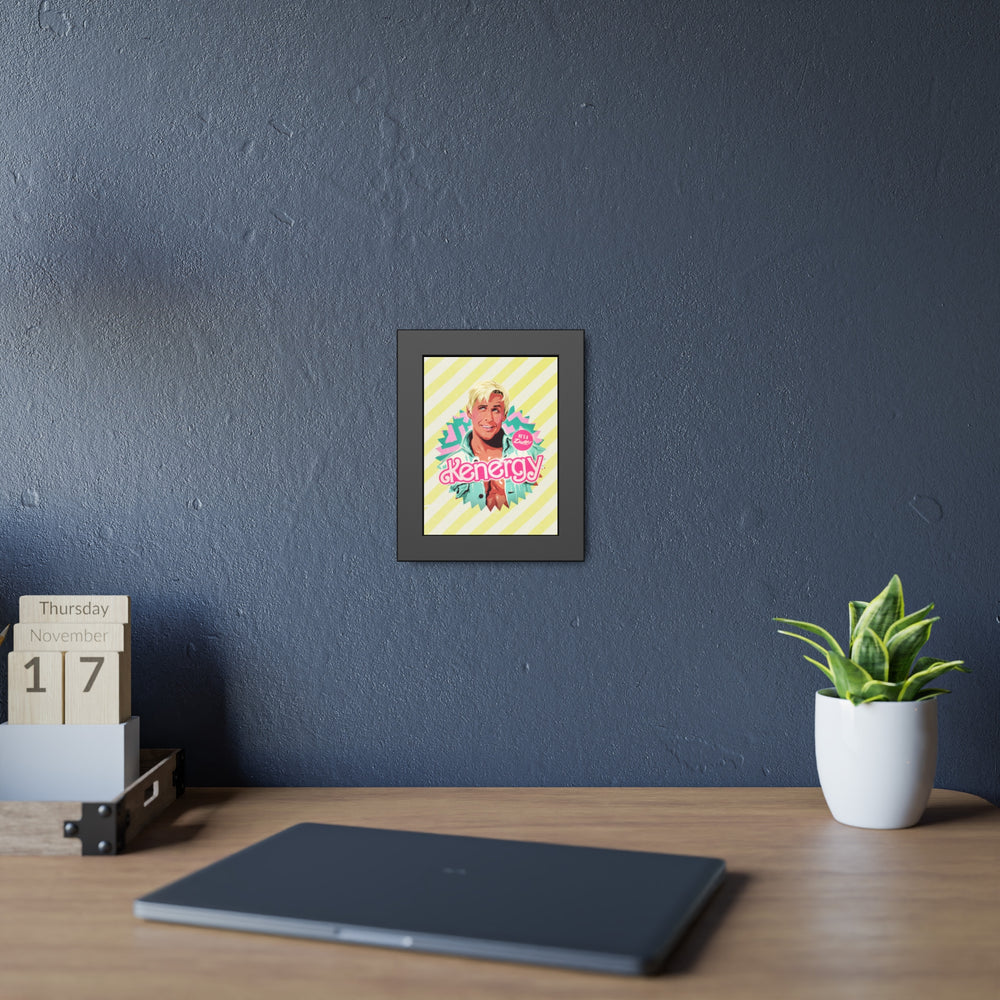 KENERGY [Coloured-BG] - Framed Paper Posters