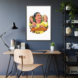 Let's Go Matildas! - Framed Paper Posters