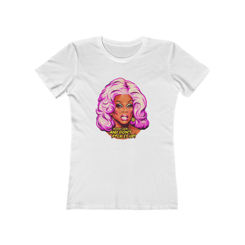Good Luck... [US-Printed] - Women's The Boyfriend Tee