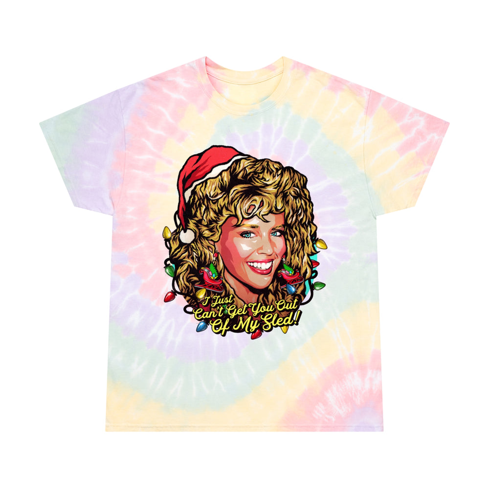 I Just Can't Get You Out Of My Sled! - Tie-Dye Tee, Spiral