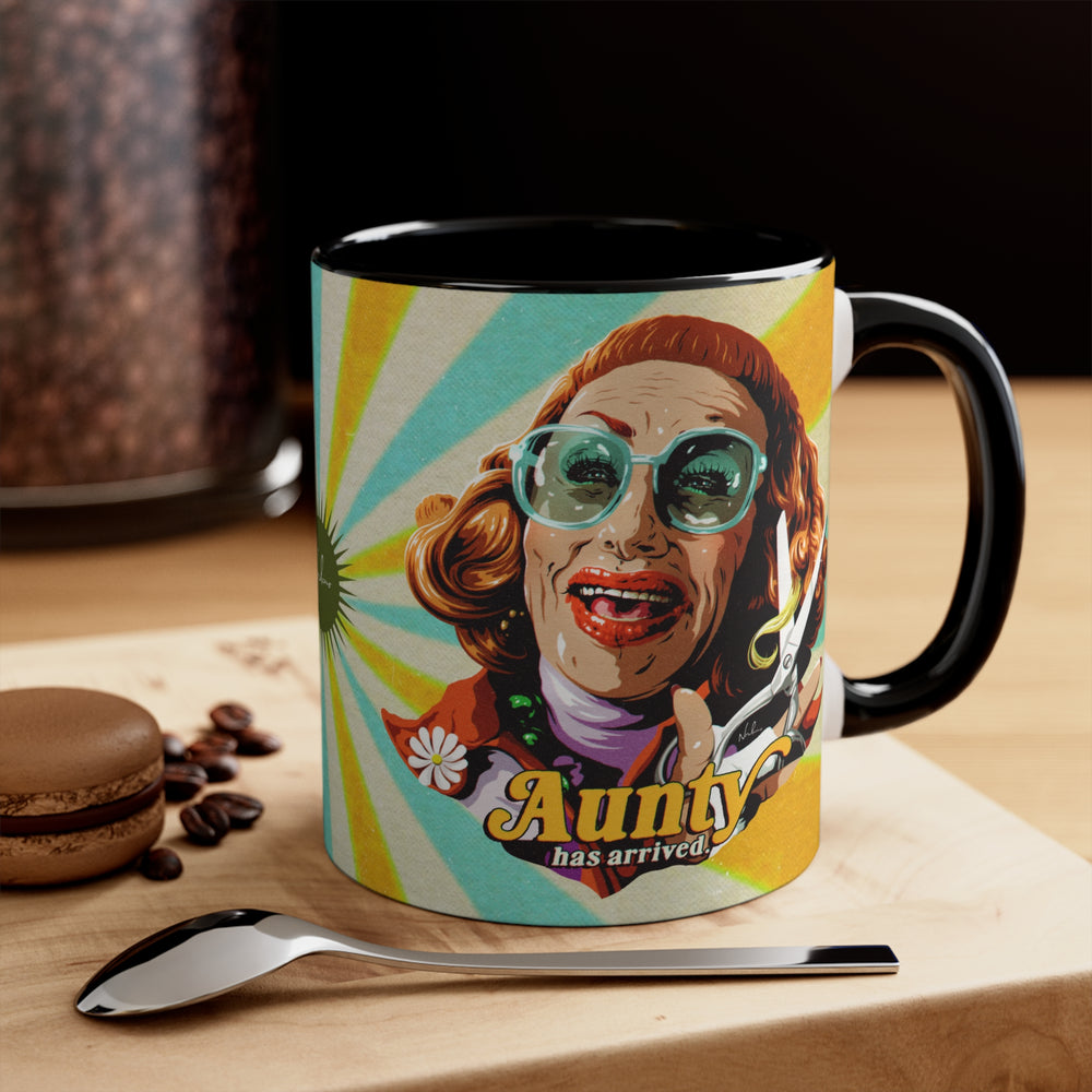 Aunty Has Arrived - 11oz Accent Mug (Australian Printed)