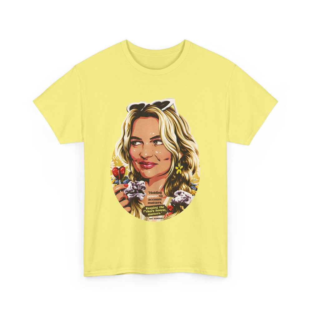 AMY - Website Version [Australian-Printed] - Unisex Heavy Cotton Tee