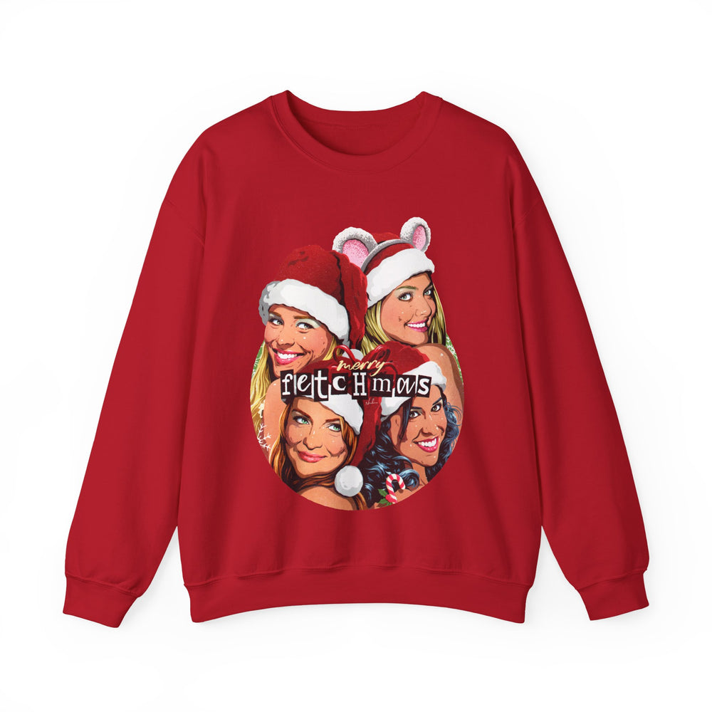 Merry Fetchmas! [US-Printed] - Unisex Heavy Blend™ Crewneck Sweatshirt