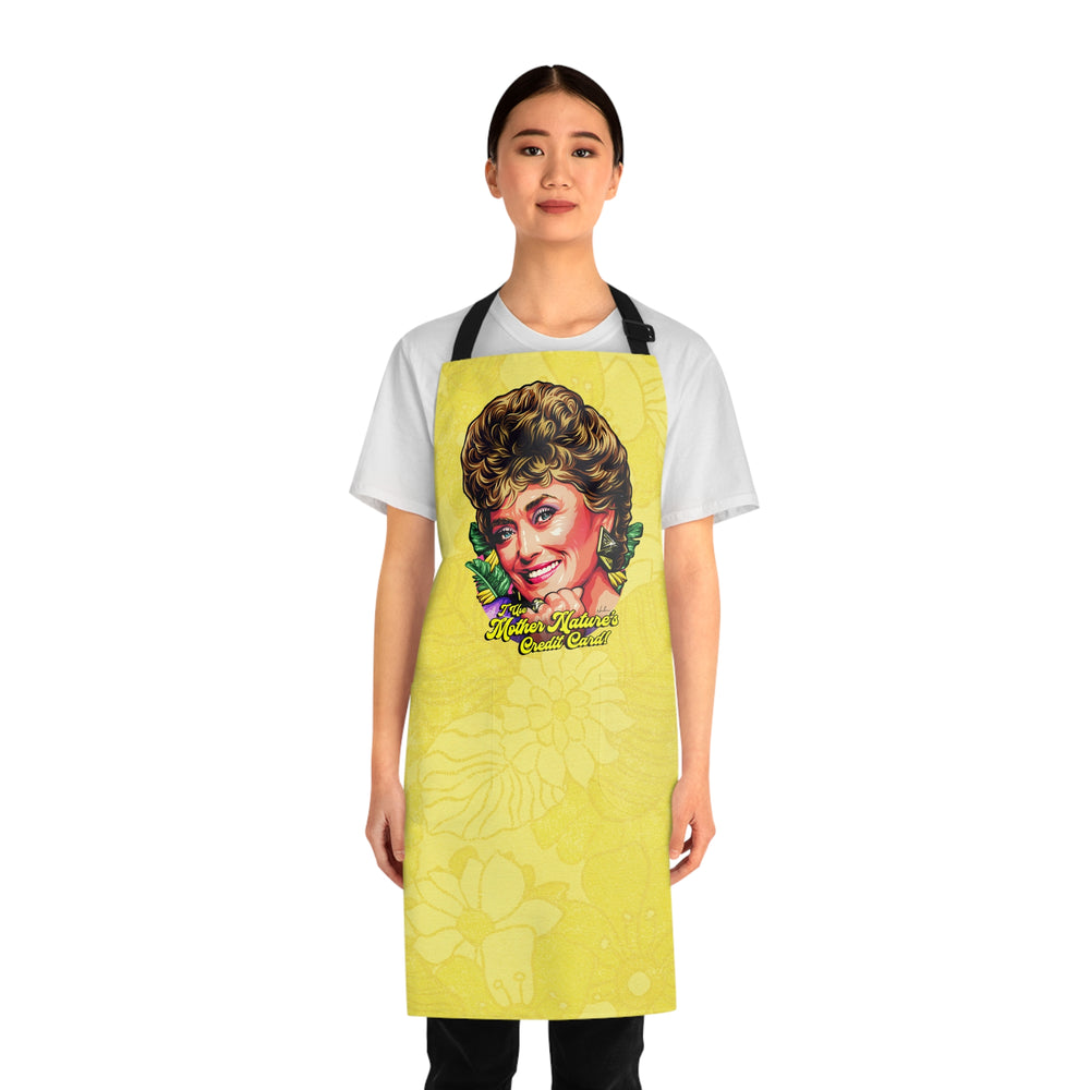 I Use Mother Nature’s Credit Card! - Apron (AOP)