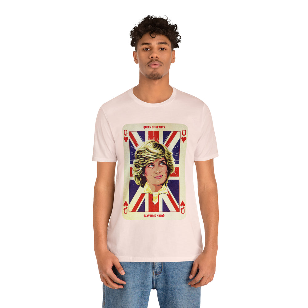 Queen Of Hearts [UK-Printed] - Unisex Jersey Short Sleeve Tee