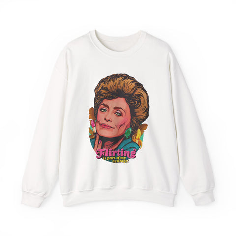 Flirting Is Part Of My Heritage! [Australian-Printed] - Unisex Heavy Blend™ Crewneck Sweatshirt
