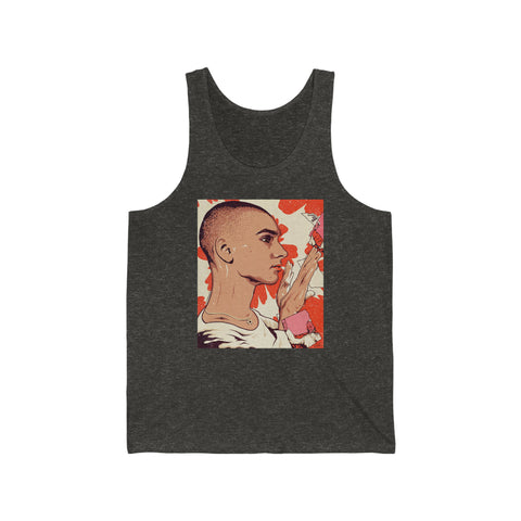 Fight The Real Enemy - Unisex Jersey Tank - Unisex Jersey Tank