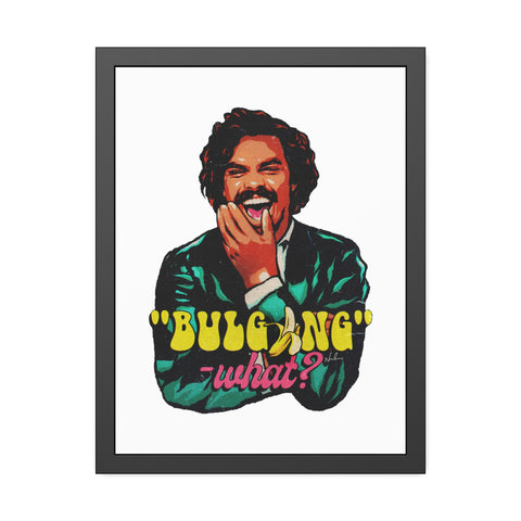 BULGING DISC - Framed Paper Posters