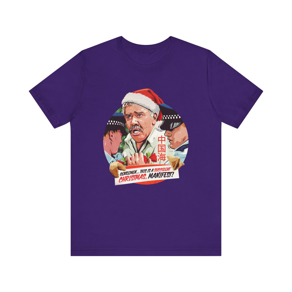 GENTLEMEN... THIS IS A SUCCULENT CHRISTMAS, MANIFEST! [US-Printed] - Unisex Jersey Short Sleeve Tee
