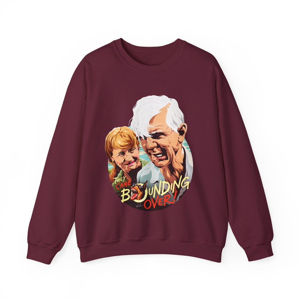 THEY CAME BOUNDING OVER! [US-Printed] - Unisex Heavy Blend™ Crewneck Sweatshirt