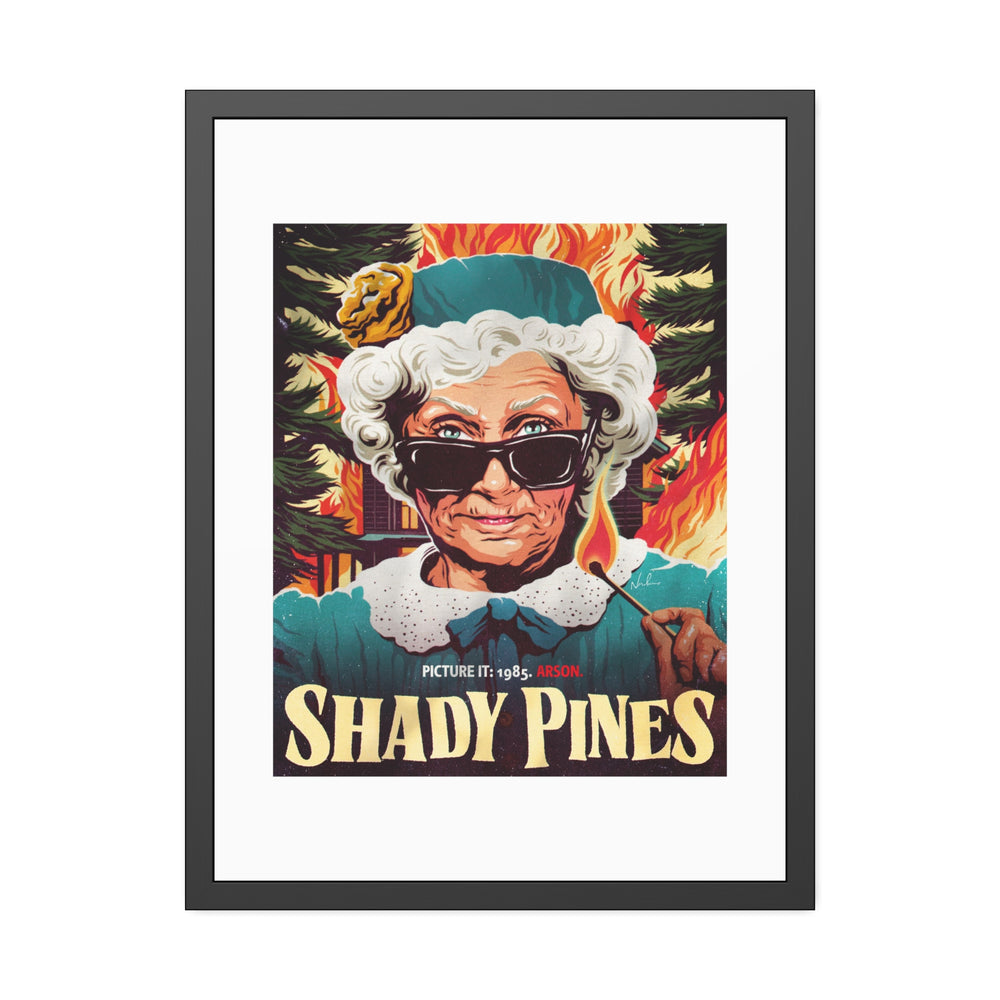 SHADY PINES - Framed Paper Posters