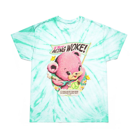 I Love Being Woke [US-Printed] - Tie-Dye Tee, Cyclone