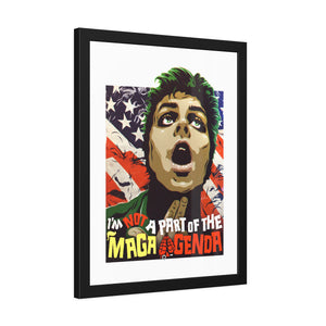 MAGA AGENDA - Framed Paper Posters