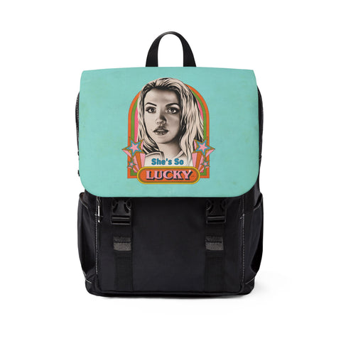 She's So Lucky - Unisex Casual Shoulder Backpack