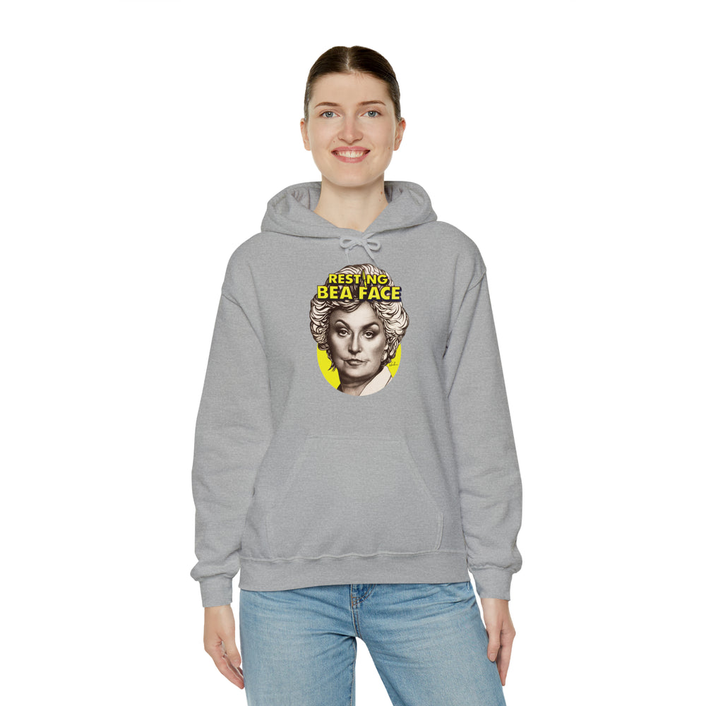 RESTING BEA FACE [Australian-Printed] - Unisex Heavy Blend™ Hooded Sweatshirt