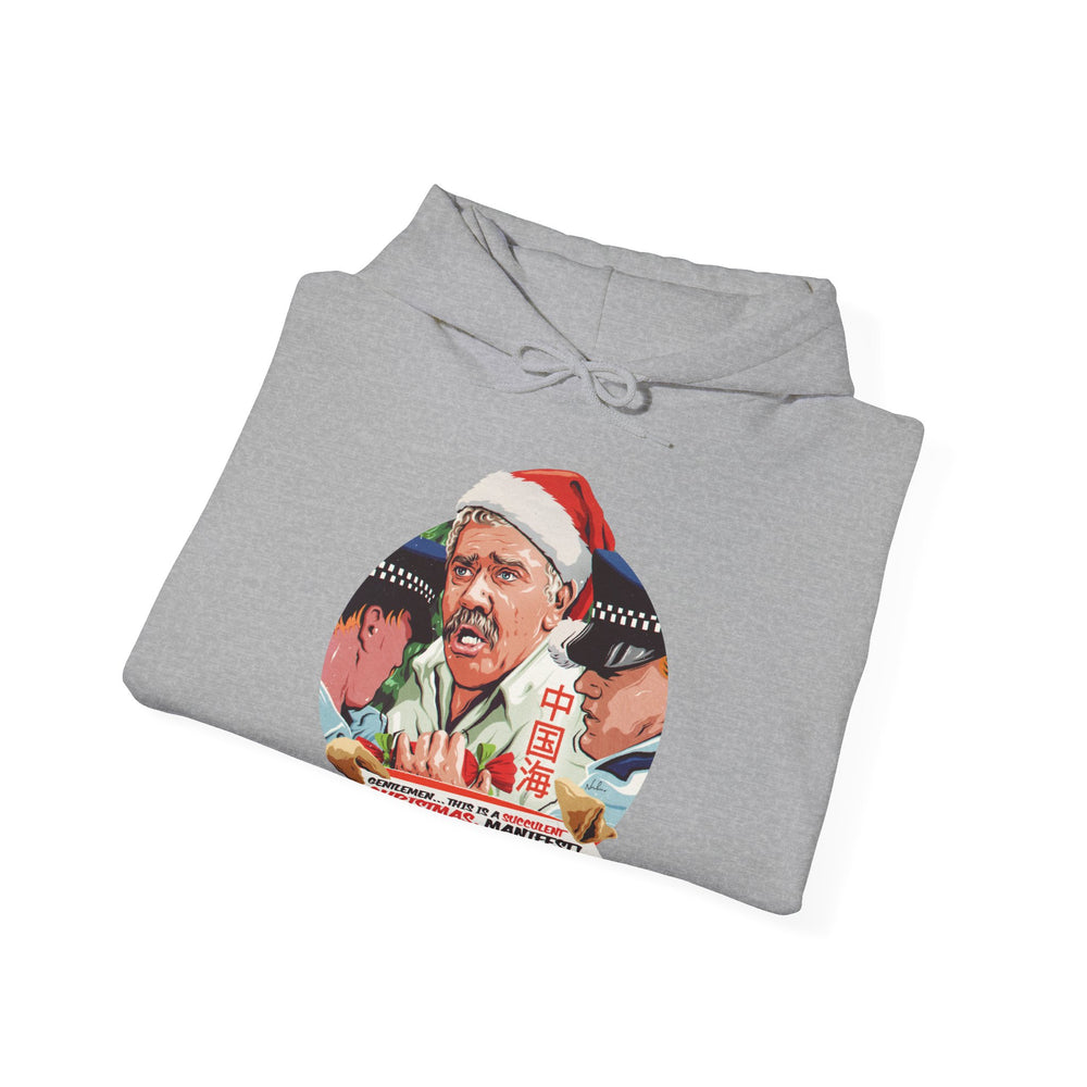 GENTLEMEN... THIS IS A SUCCULENT CHRISTMAS, MANIFEST! [Australian-Printed] - Unisex Heavy Blend™ Hooded Sweatshirt