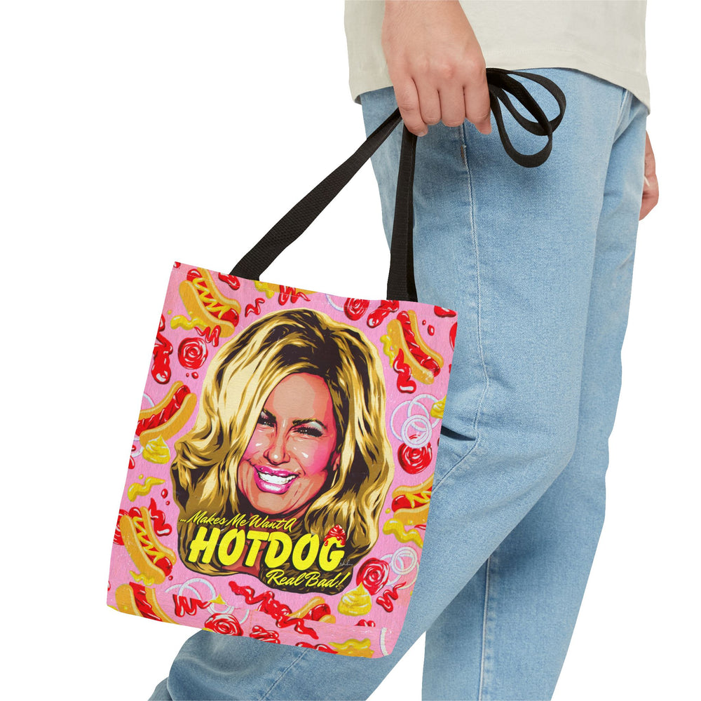 Makes Me Want A Hot Dog Real Bad! [US-Printed] - Tote Bag (AOP)
